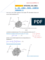 Semana 11 PDF Calculo Vectorial Integral de Linea