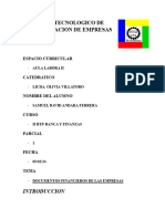 Documentos Financieros de La Empresas