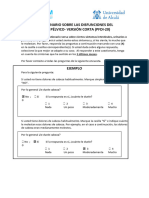 Cuestionario ICIQ-SF de Incontinencia Urinaria | PDF