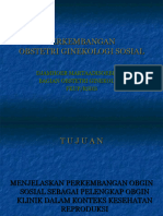 PERKEMBANGAN OBSTETRI GINEKOLOGI SOSIAL