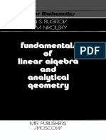 Bugrov Y.S., Nikolsky S.M - Fundamentals of Linear Algebra and Analytical Geometry - Mir - 1982