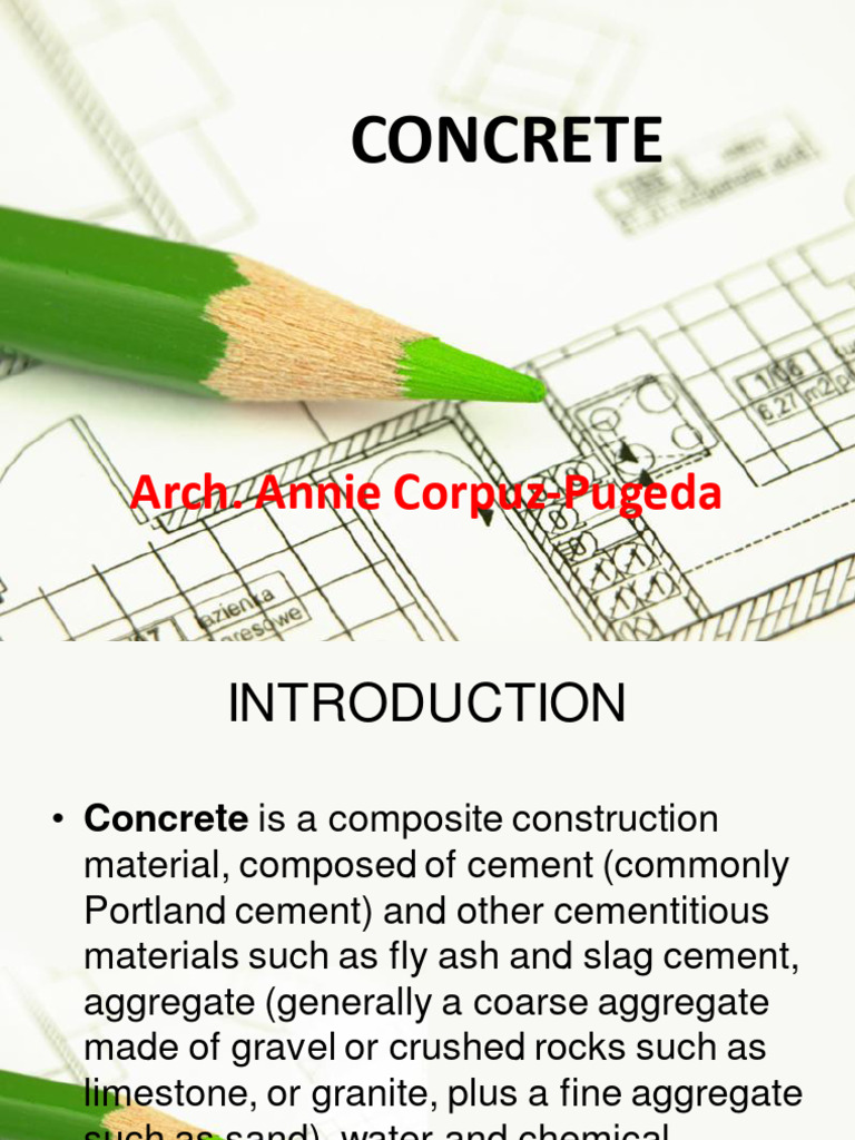 4 Concrete Pdf Concrete Cement