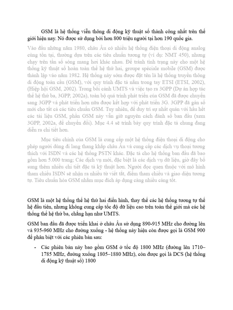 GSM | PDF