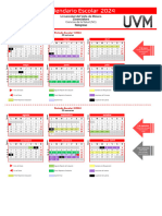 Calendario Escolar 2024: Universidad Del Valle de México Ciencias de La Salud (NC) Reingreso