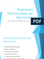 Regimenes - Patrimoniales - Del - Matrimonio 2020