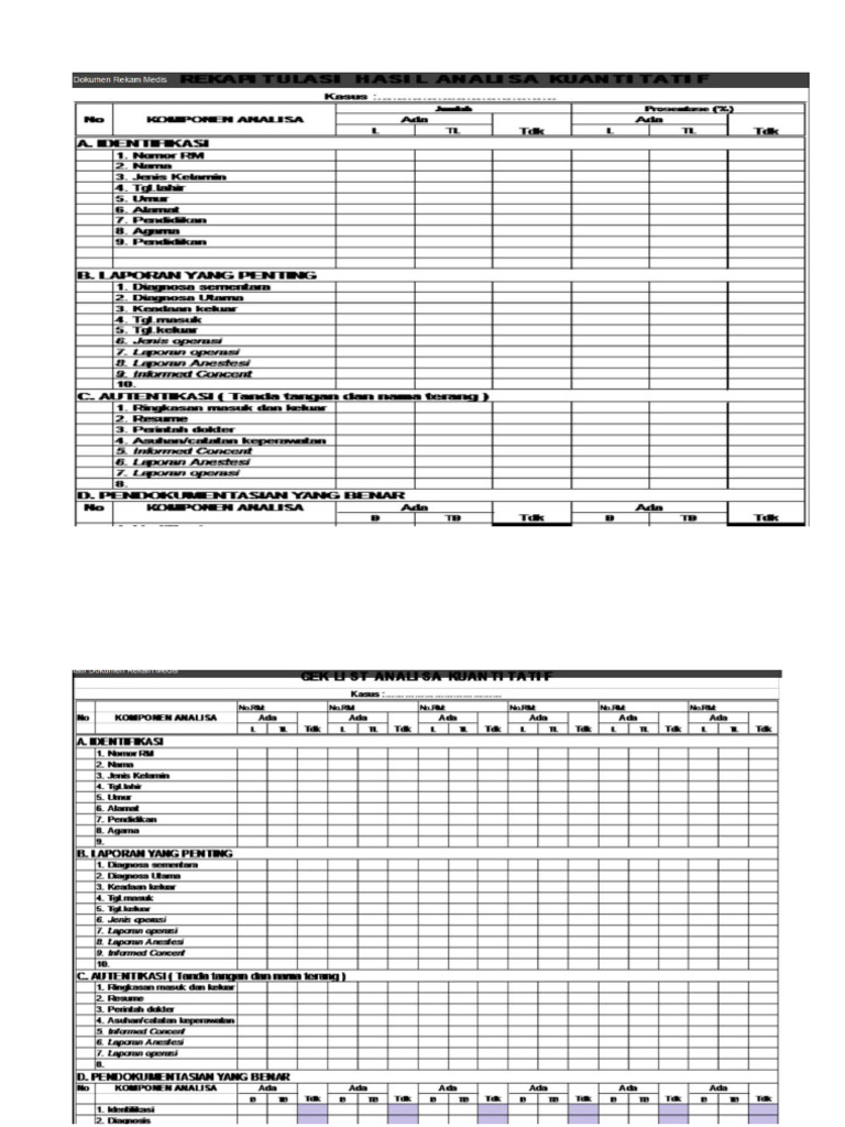 Contoh Analisa Kualitatif | PDF