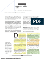 Prior Juvenile Diagnosis in Adults With Mental Disorder