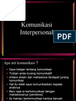 Komunikasi Interpersonal Pertemuan 2