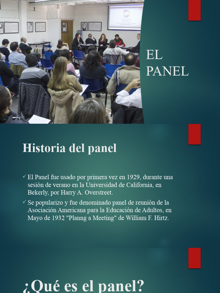 Características del Panel de Discusión | PDF | Crecimiento personal y ...