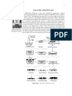 Steps in Microchip Fabrication