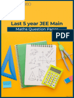 Last 5 Year JEE Main Math Question Paper