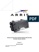 Manual de Balanceo Amplificadores Arris Ble100k, Ble100n, Mb100k, Mb100n