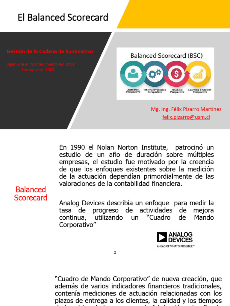 P4 Balanced Scorecard | PDF | Business | Economias