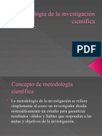 Metodología de La Investigación Científica