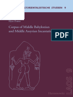 (Leipziger Altorientalische Studien, Band 9) Elyze Zomer - Corpus of Middle Babylonian and Middle Assyrian Incantations-Harrassowitz Verlag (2018)