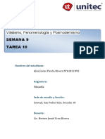 Vitalismo, Fenomenología y Posmodernismo - AlexPavon - 61811092
