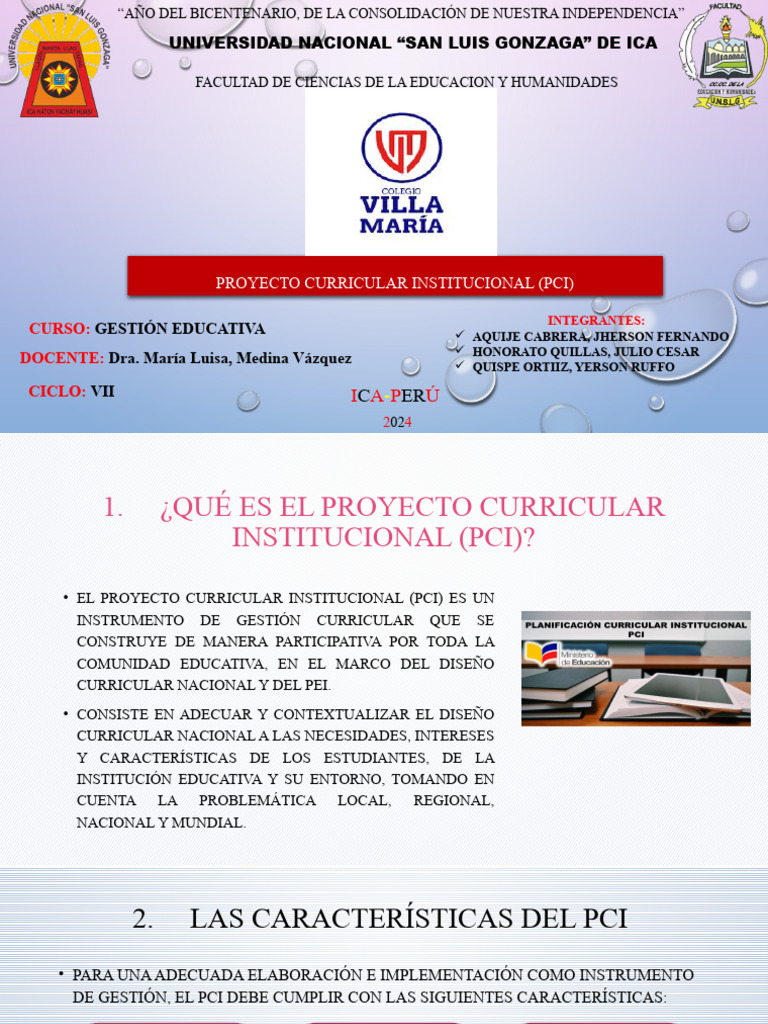Proyecto Curricular Institucional (Pci) | PDF | Plan de estudios ...