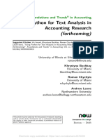 Python For Text Analysis