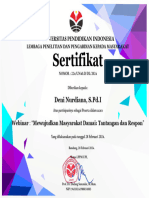 Sertifkat Deni Nurdiana, S.Pd.I