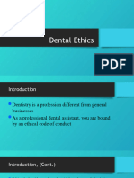 Dental Ethics