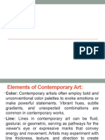 5 - Elements and Contempo Art Forms