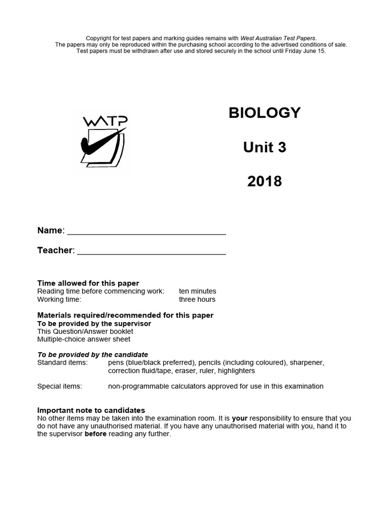 2018 biology unit 3 pdf dominance genetics genotype