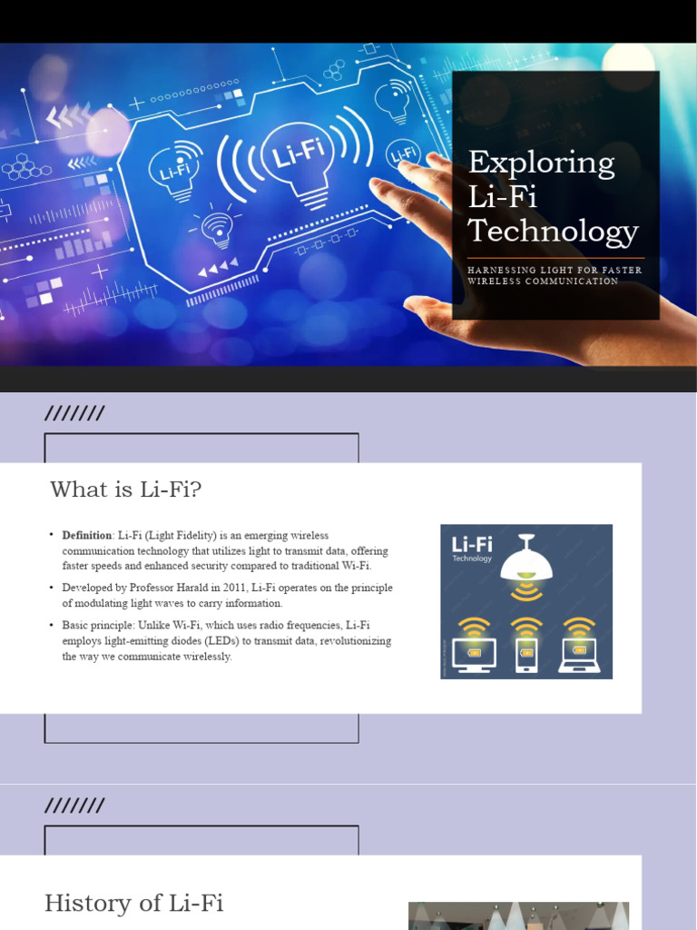 Li-Fi Technology: Fast Wireless Communication | PDF | Technology ...