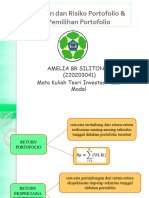 Tugas Rersume Return Dan Resiko Portofolio Amelia Silitonga