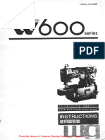 Pegasus (W&G) W600 Instruction Manual