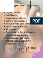 Documento A4 Branco e Lilás