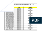 JADWAL KELAS ONLINE PASCASARJANA (WEEKDAY GEL 1.2)