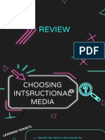 Choosing Instructional Media