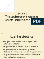 Lecture 2 - The Double Entry System For - Assets, Liabilities and Capital