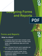 Chapter 8 Designing Forms and Reports