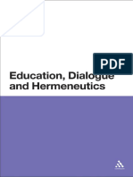 Paul Fairfield (editor) - Education, Dialogue and Hermeneutics-Continuum (2010)