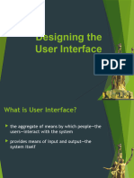 Chapter 7 Designing The User Interface