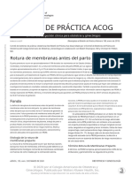 Prelabor Rupture of Membranes ACOG Practice.47.en - Es