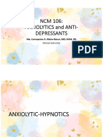 Anxiolytics & Antidepressants