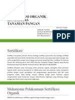 Tptpo - Kel 6 - Sertifikasi Organik Komoditas Tanaman Pangan