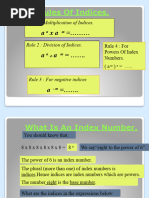 Rules of Indices PowerPoint 2