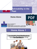 Advisability in The Past