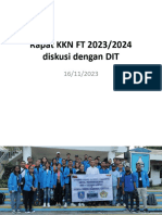 Rencana Kegiatan KKNT FT Unwira 2023 2024 Ke DIT