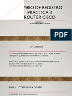 Cisco Packet Tracer Cambio de Registro