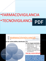 Farmacovigilancia y Tecnovigilancia