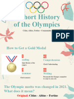 A Short History of The Olympics