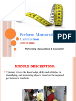 3.perform Measuration Calculation