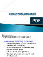 3 Practice Career Professionalism