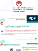 Pembinaan Tenaga Kesehatan Dalam Rangka Peningkatan Mutu Praktik Dan Kompetensi Tenaga Kesehatan