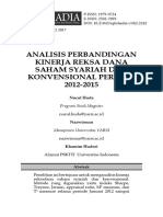 Analisis Perbandingan Kinerja Reksa Dana