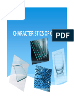 Characteristics of Glass